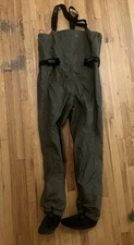L.L.Bean Men's Angler Super Seam Tek Chest Waders Stockingfoot Worn Great Cond.