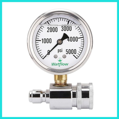 #ad #ad 2 1 2quot; Pressure Washer Pressure Gauge Kit 3 8 Inch Quick Connect 0 5000 PSI... $25.16