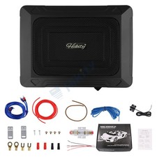 8'' 800W Active Underseat Car Bass Box Audio Subwoofer Sub Speaker Amplifier UK