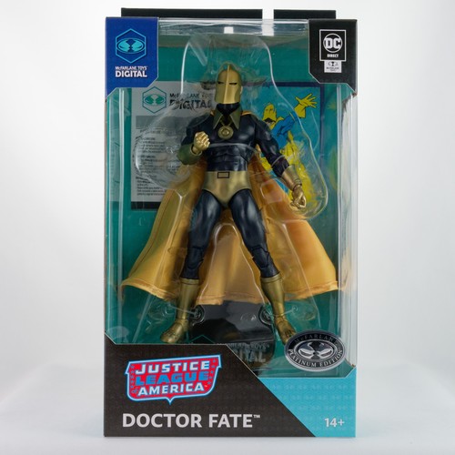 McFarlane Toys DC Direct Digital Doctor Fate (Silver Age) Platinum Action Figure