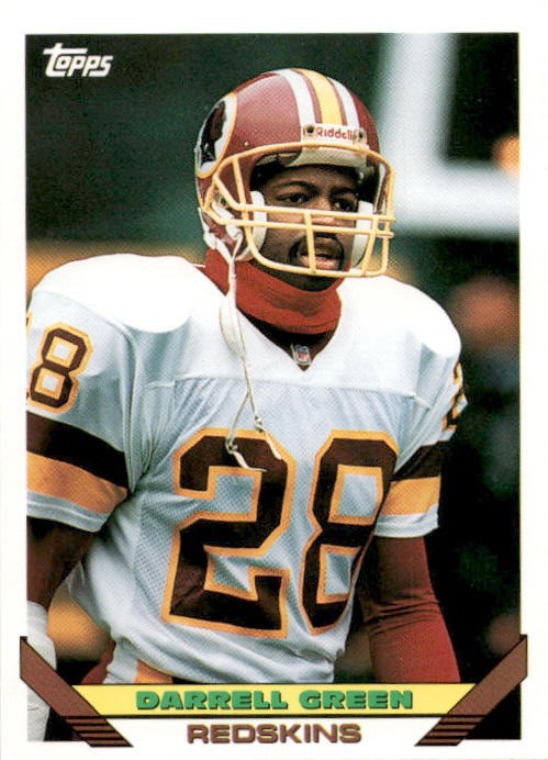 1993 Topps Darrell Green #242 Washington Redskins