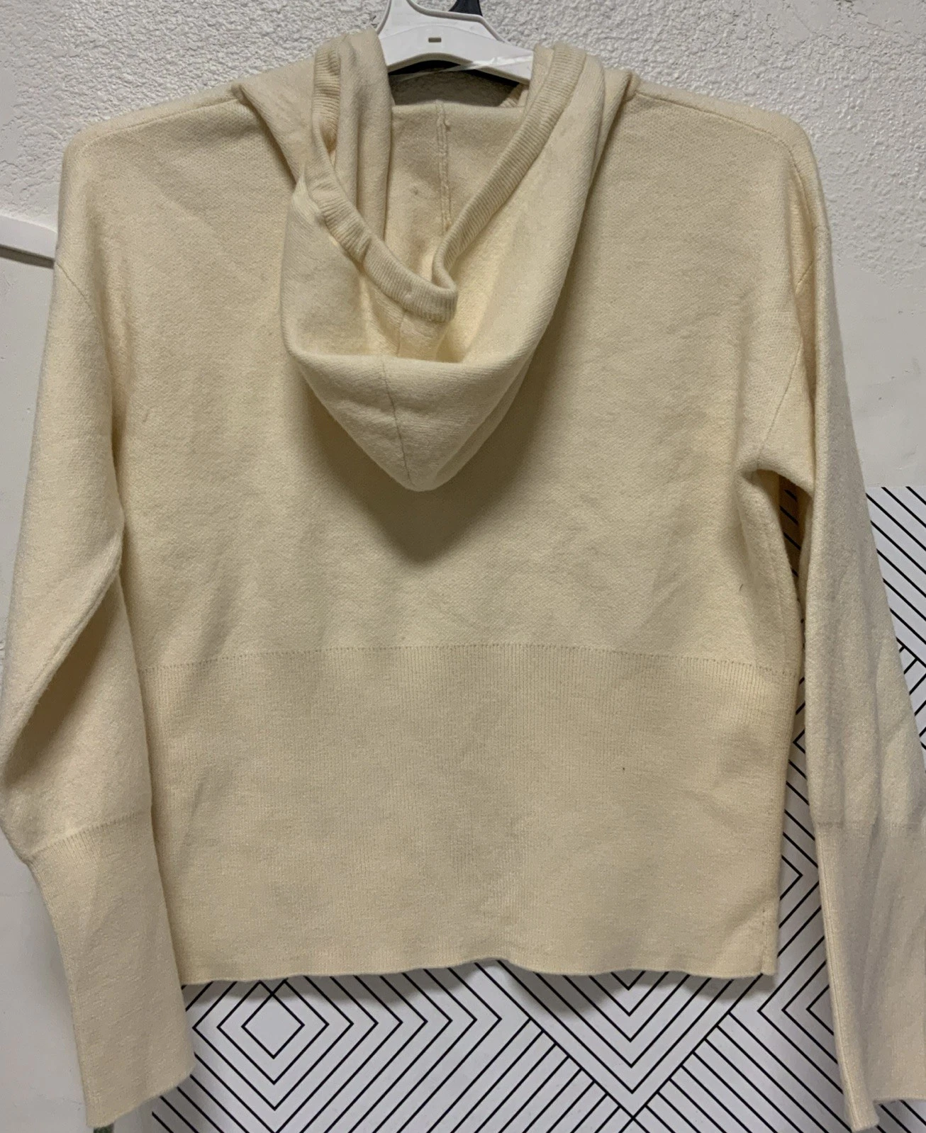 OFF WHITE ? Felpa con cappuccio donna A New Day maglia accogliente panna taglia M ?