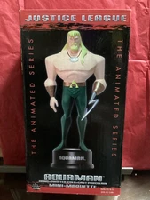 JUSTICE LEAGUE AQUAMAN MINI-MAQUETTE DC DIRECT SEALED 2004