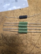 4pcs Ohmite 121 Ohm 5 Watt Silicon Ceramic Wire Wound Resistor RW74U1210F 1B6