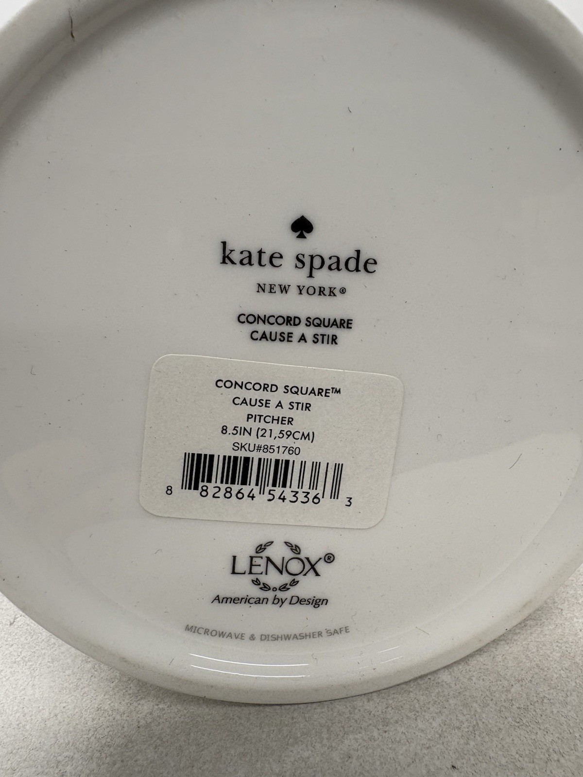 Kate Spade Drink Picher Concord Square New York Collection Ceramic thumbnail 6