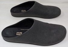 FitFlop Shove Mules Leather Slippers Clog Shoes Men's Size US 11 EUR 44 Q28-001