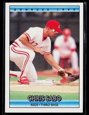 Chris Sabo 1992 Donruss #50 Cincinnati Reds