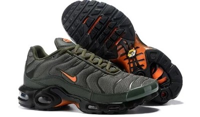   Brand New Nike Air VaporMax TN Plus Military green Men's Air Cushion Shoes