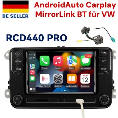 Autoradio RCD360 Pro 2 RCD440 PRO 187B AndroidAuto Carplay MirrorLink BT für VW