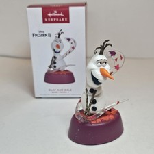 Hallmark Keepsake Frozen 2 Olaf And Gale 2022 Magic Sound Ornament NEW