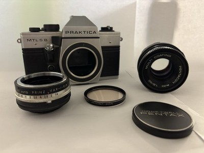 PRAKTICA MTL 5 B obiettivo Pentacon 50mm F1,8 and more