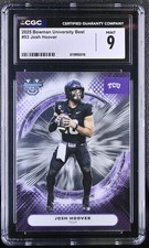 2025 53 Josh Hoover Bowman University Best - CGC 9