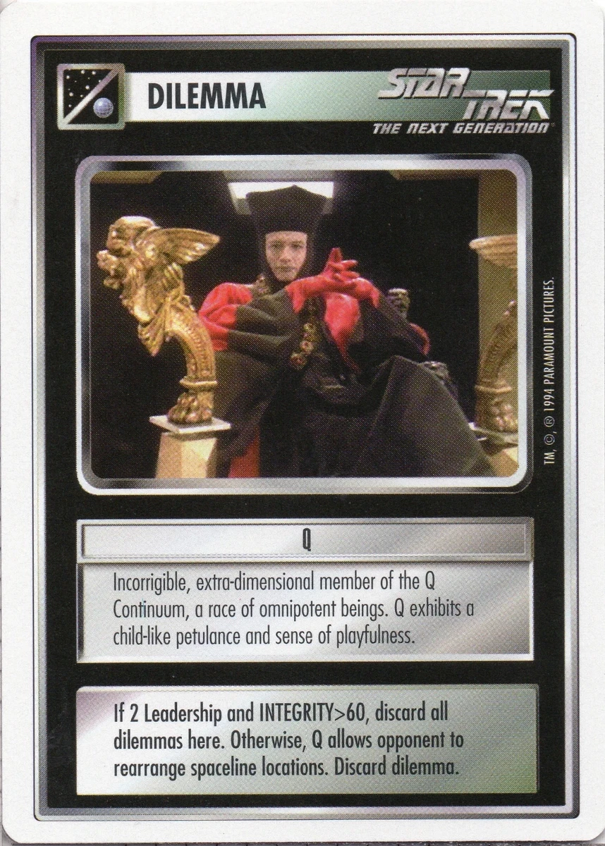 Star Trek CCG Rare Individual Collectible Card Game Cards for sale