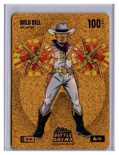 2026 Bo Jackson Battle Arena #IBF-181 Wild Bill Icon Fire Battlefoil