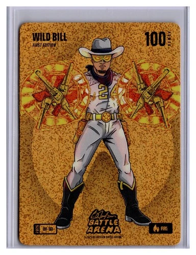 2026 Bo Jackson Battle Arena #IBF-181 Wild Bill Icon Fire Battlefoil