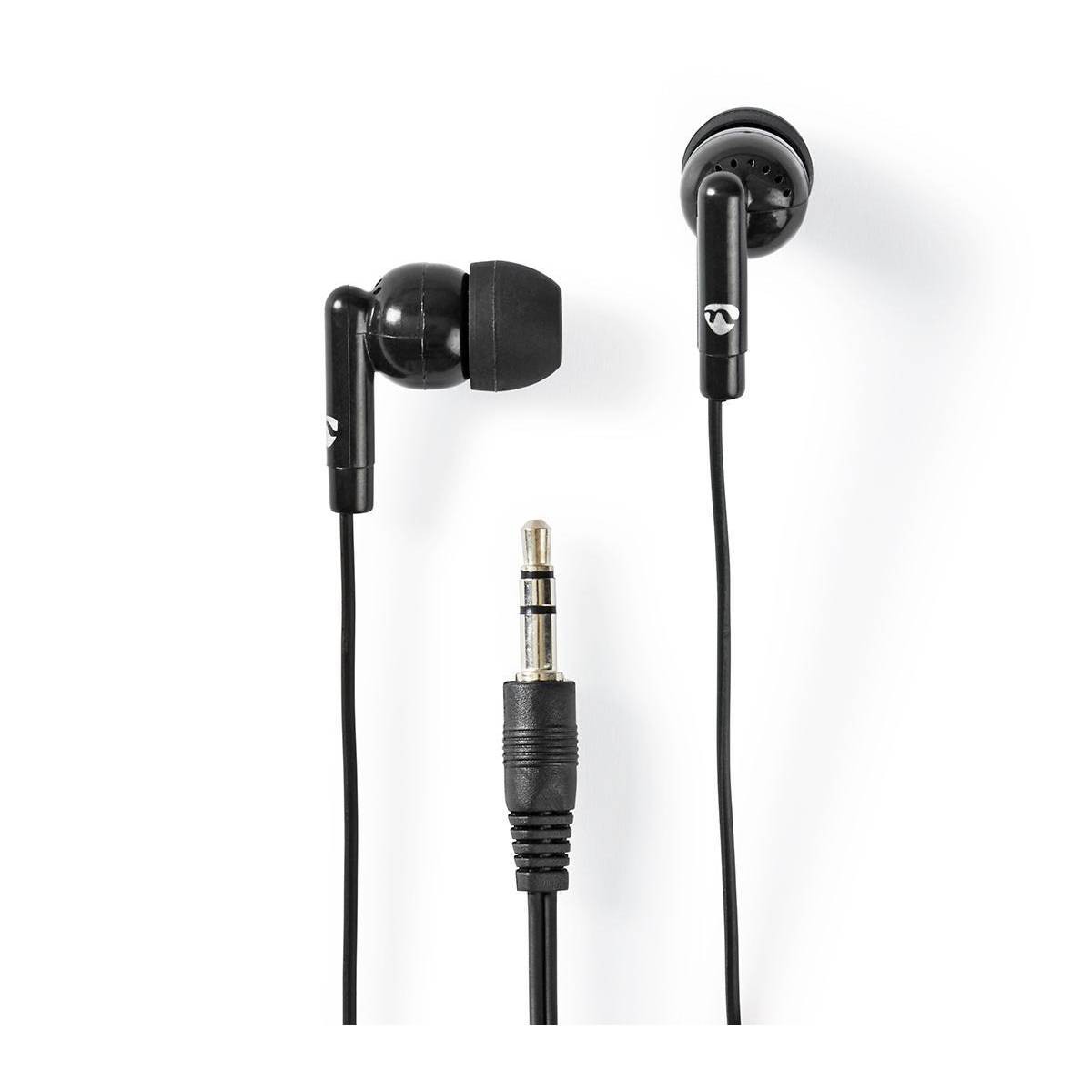 Écouteurs filaires anti-panne de batterie jack 3.5 mm avec volume