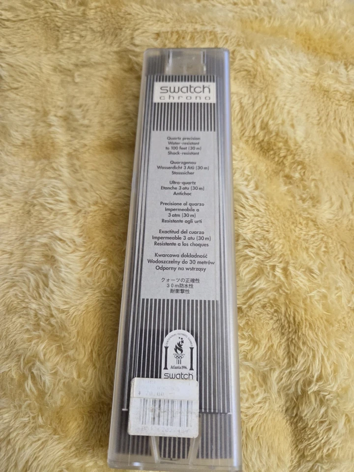 Reloj Swatch Vintage Nuevo Antiguo Stock Años 90 Cronógrafo Swatch Foto 2 de 3