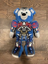 Build A Bear Transformers Optimus Prime Transforms to Autobot Jointed BAB Plush