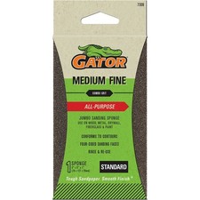 Gator 7309 Med/Fine 3" x 5" x 1" Jumbo Sanding Sponge-All Purpose-1PK