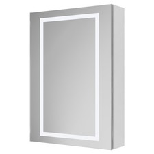 Wholesale Domestic Quail 500mm x 700mm Single Door Illuminated LED Mirrored Cabi