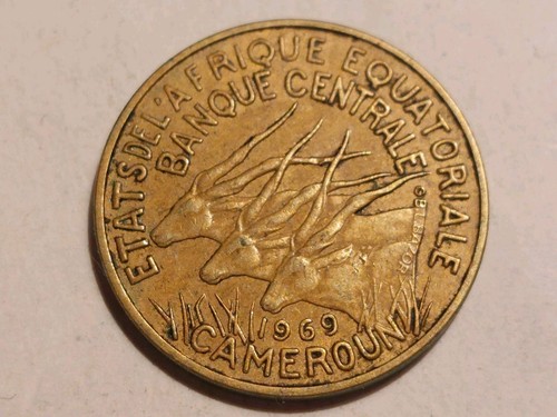 Münze Äquatorialafrika (Kamerun): 10 Francs 1969