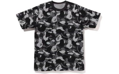 BATHING APE x COMME des GARÇONS OSAKA Black Camo Inside Tee Size M