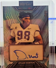 2023 Wild Card Chrome Dylan Horton Auto 10/25 TCU Horned Frogs - Houston Texans