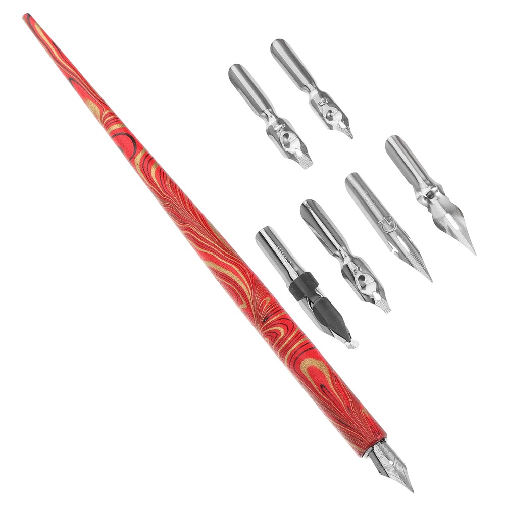Dip Pen Set Student Artistic Calligraphy Supplies Cartoon Drawing Pens