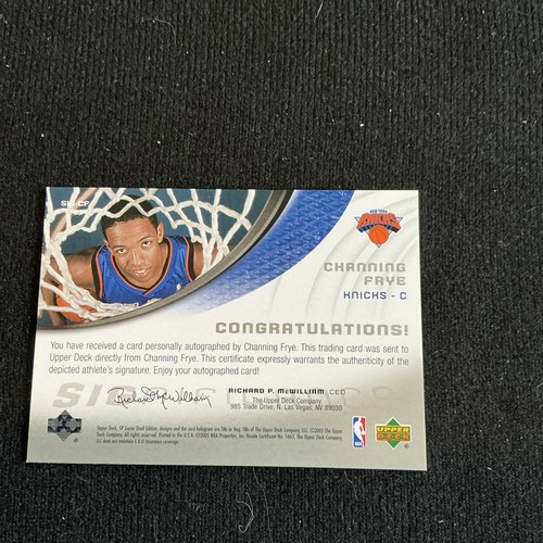 CHANNING FRYE 2005-06 SP GAME USED EDITION ROOKIE RC AUTO #020/100 #SIG-CF - Picture 2 of 2