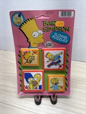 1989 The Simpsons Bart Simpson Maggie Homer Marge Sliding Puzzles NEW by Ja-Ru