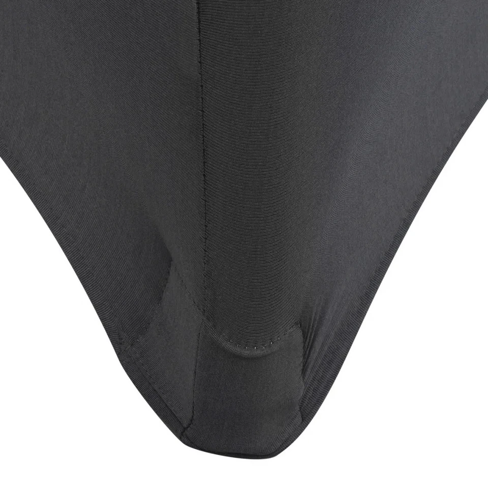 Juego de 2 manteles antracita 90% poliéster 10% elastano vidaXL Foto 4 de 4