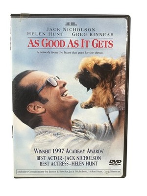 As Good As It Gets DVD 1997 Jack Nicholson Helen Hunt James L. Brooks Comedy