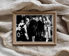 Clue 1985 Movie Poster, Movie Scenes Wall Art, Black and White, Printable Retro