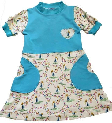 Baby Kleid  Kinderkleid Kind + Seifenblasen  Mustermix Sommerkleid  BW-Jersey - Bild 1 von 2