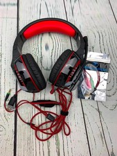 Gaming Headset with Mic Noise Reduction Headphones with LED Lights Ear pads