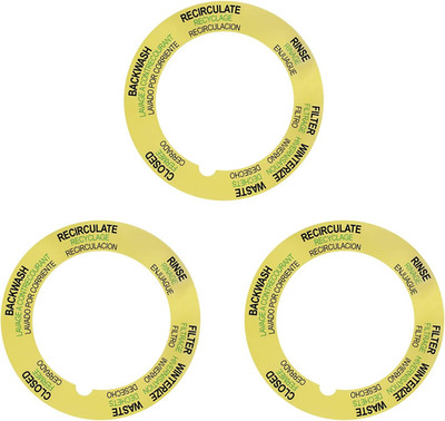 Sand Filter Valve Label Replacement Pentair Top Mount Valve Sticker 272599 3Pack