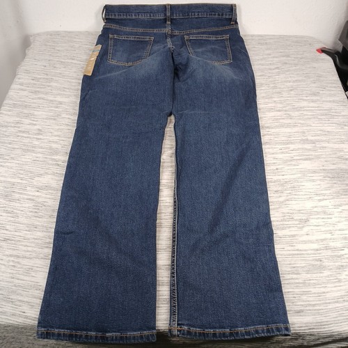 ThereAbouts Boys Jeans 18 Husky Blue Denim Advanced Flex 360° Straight Fit - Picture 4 of 11