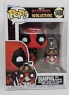 FUNKO Pop Marvel Deadpool Wolverine DEADPOOL w/Headpool #1400 Bobble DAMAGED BOX