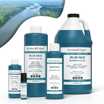 Blue Nile Fragrance Oil for Body, Candles, Soap, Lotion, Diffusers & Warmers