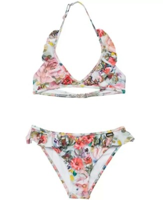 Molo Nele 275068 Girl's Swimwear Sets Sequin Flowers Size 110/116