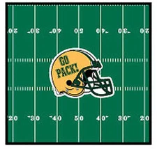 Green Bay Packers Ceiling Tile (2' x 2') GO PACK FIELD (Lot of 2 Tiles)