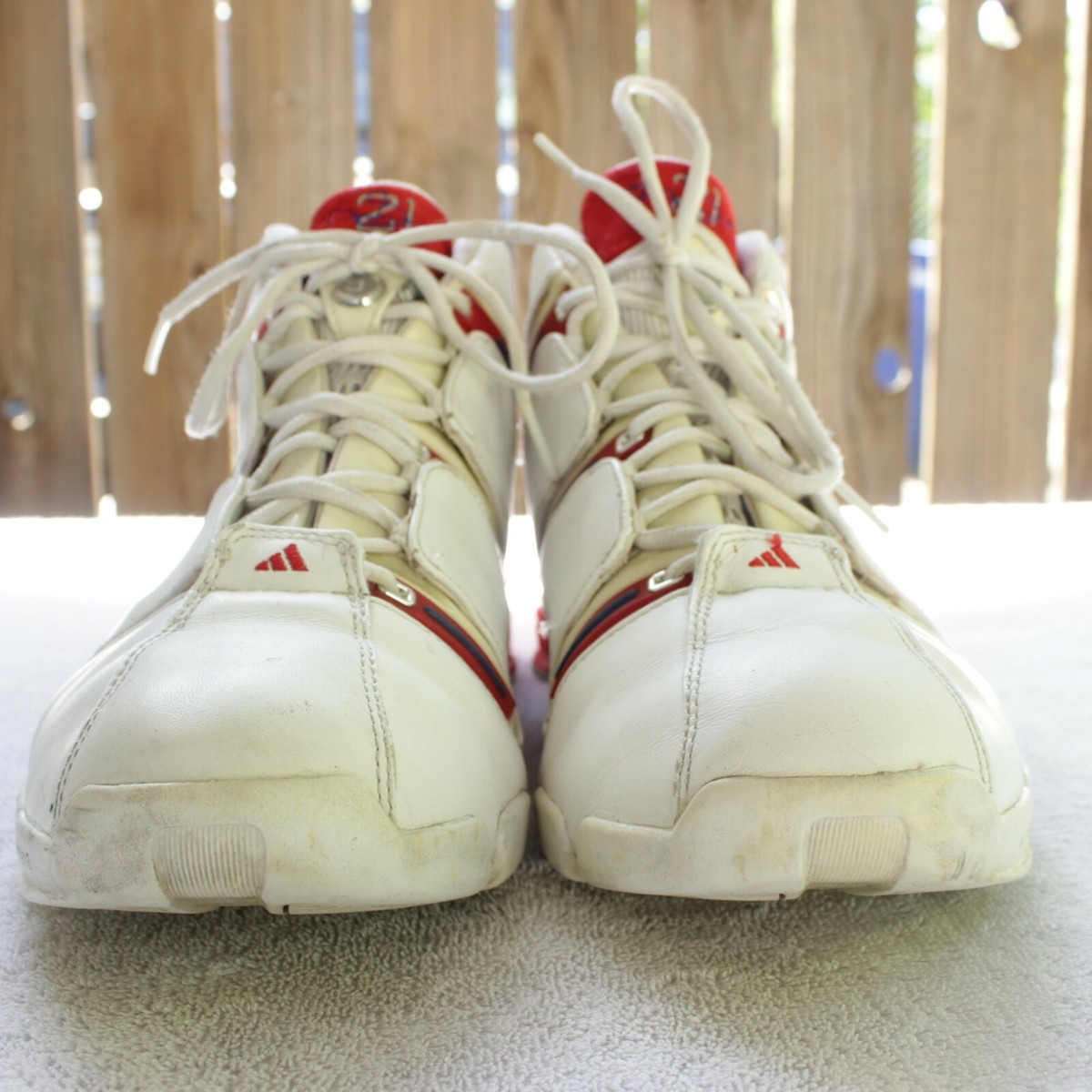 Adidas A3 KG Garnett #21 Bounce VTG OG 2004 Multi Red White Men