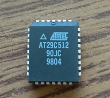 Atmel AT27C512R-12  OTP  64K x 8, 90ns memory  PQCC32  - New