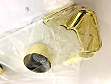 Progress P3378-30 White and Gold 5 Five Bulb Wall Bath Vanity Fixture 30-1/2" L