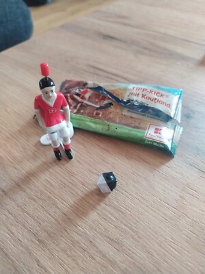 Tipp Kick Spieler Schweiz Kaufland Figur aus Metall mit Ball
