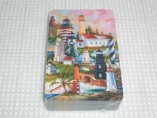 Lighthouses Playing / Poker Cards -- Sandra Bergeron - -SunsOut - Sealed!