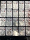 (20) 2022  American Silver Eagle MS70 Thomas Uram White Core