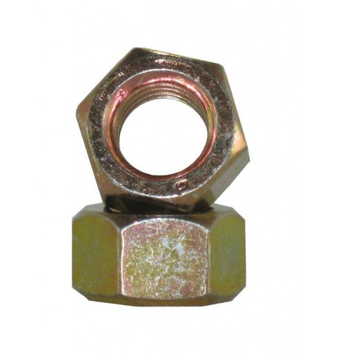1" - 8 UNC GRADO 8 TUERCA HEXAGONAL AMARILLA CHAPADA EN ZINC (1 TUERCA) - Imagen 3 de 7