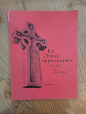 Paul Manz: 10 Chorale Improvisations, Set VII; organ Concordia