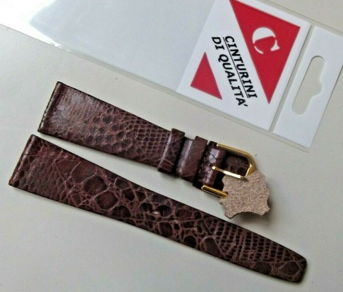 Cinturino vera pelle vintage antiallergico correa montre 20 mm nos new old  stock | eBay
